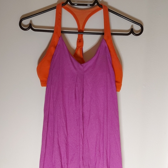 Lululemon Orange & Pink Top - Picture 3 of 8